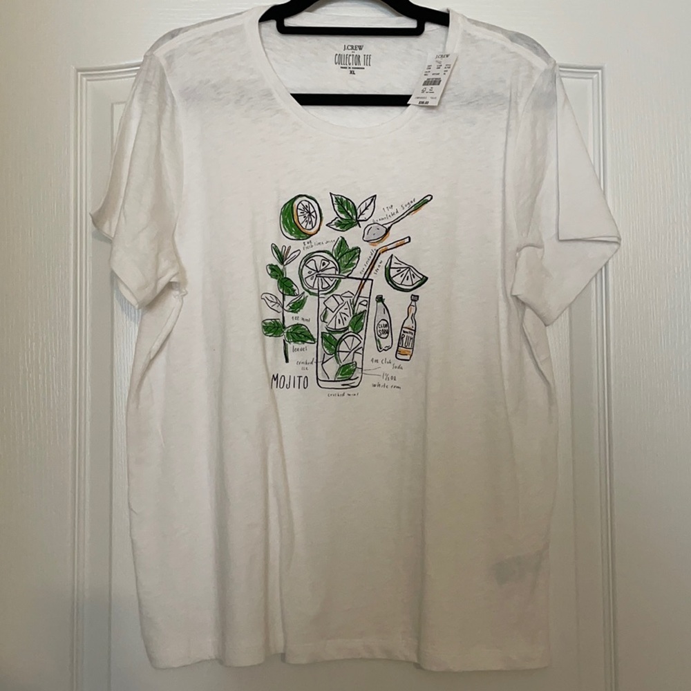 XL JCrew collector tee-mojito